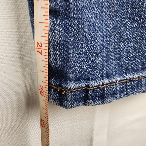 Eileen Fisher Straight Leg Jeans Size 10 Organic Cotton - Picture 4 of 6